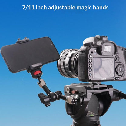 C119 11 Inch Camera Monitor Mount Phone Microphone Stand Magic Arm Articulating Arm for Tripod Live Streaming Accessories