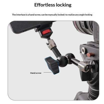 C119 11 Inch Camera Monitor Mount Phone Microphone Stand Magic Arm Articulating Arm for Tripod Live Streaming Accessories