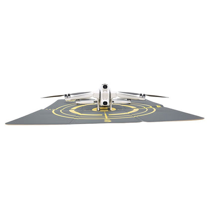 Drone Landing Pad for Antigravity A1 43cm Foldable Waterproof PU Leather Mat with Compass