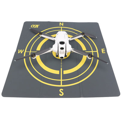 Drone Landing Pad for Antigravity A1 43cm Foldable Waterproof PU Leather Mat with Compass