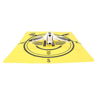 Drone Landing Pad for Antigravity A1 43cm Foldable Waterproof PU Leather Mat with Compass
