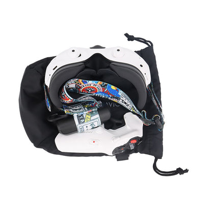 915058-02 Large Size Storage Bag for Antigravity A1 Drone FPV Goggles Controller Waterproof Drawstring Carrying Pouch with Metal Clip