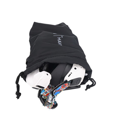 915058-02 Large Size Storage Bag for Antigravity A1 Drone FPV Goggles Controller Waterproof Drawstring Carrying Pouch with Metal Clip