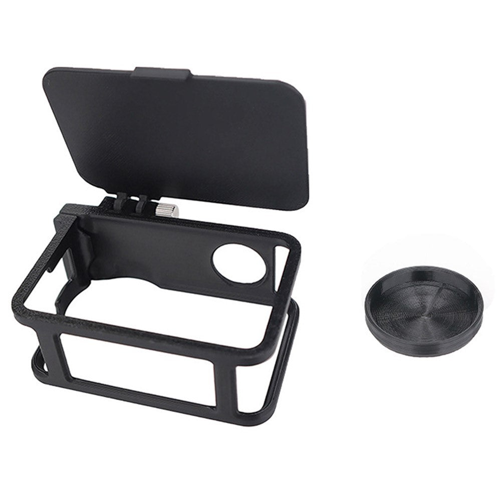 915609-11 Extension Frame Sunshade Camera Protective Case for DJI Osmo Action 6 Anti-Scratch Cover Protector with Lens Cap