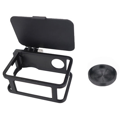 915609-11 Extension Frame Sunshade Camera Protective Case for DJI Osmo Action 6 Anti-Scratch Cover Protector with Lens Cap