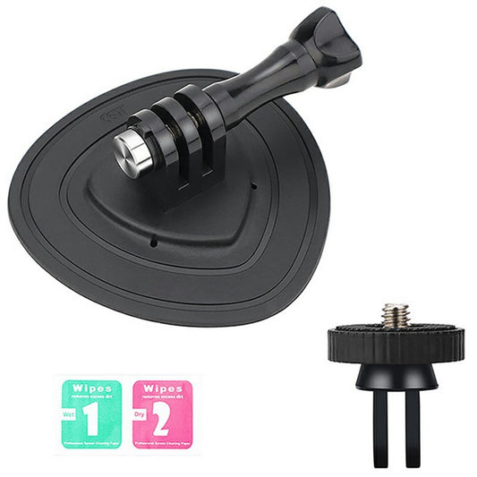 914510 Flexible Adhesive Mount Base for DJI OSMO Action 6 Sports Camera Helmet Cycling Bracket Stand with Screw Adapter