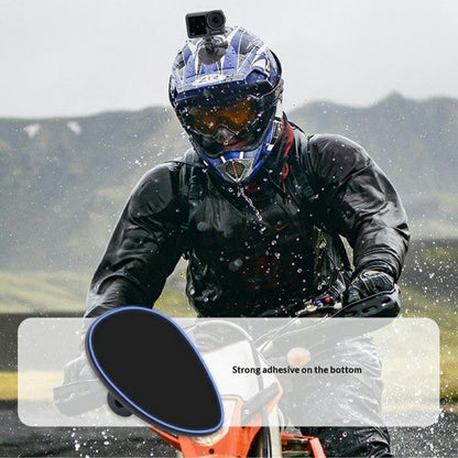 914510 Flexible Adhesive Mount Base for DJI OSMO Action 6 Sports Camera Helmet Cycling Bracket Stand with Screw Adapter