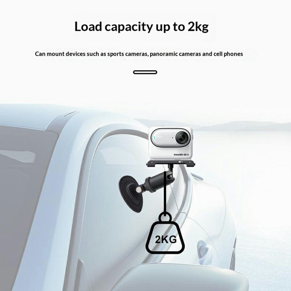 914510 Flexible Adhesive Mount Base for DJI OSMO Action 6 Sports Camera Helmet Cycling Bracket Stand with Screw Adapter