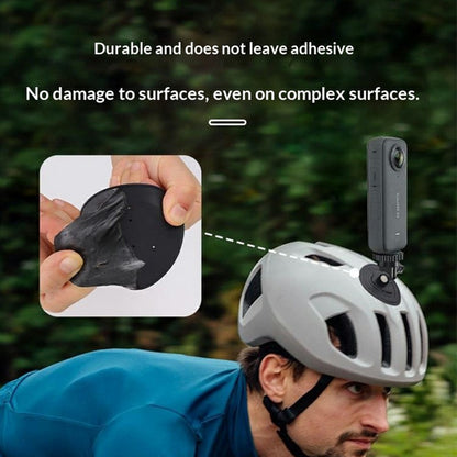 914510 Flexible Adhesive Mount Base for DJI OSMO Action 6 Sports Camera Helmet Cycling Bracket Stand with Screw Adapter