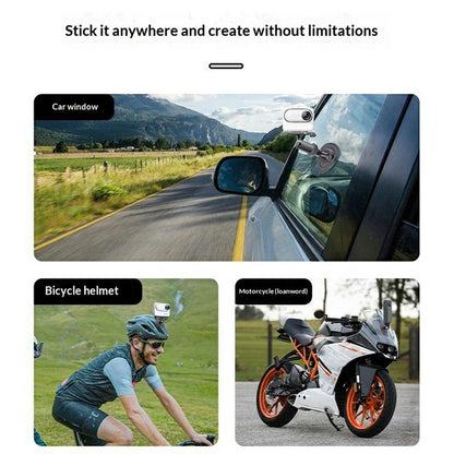 914510 Flexible Adhesive Mount Base for DJI OSMO Action 6 Sports Camera Helmet Cycling Bracket Stand with Screw Adapter