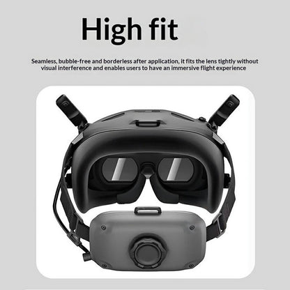914701 2Pcs Tempered Glass Film for DJI Goggles N3 Flying Glasses Lens Protection Film Anti-scratch Shockproof Screen Protector