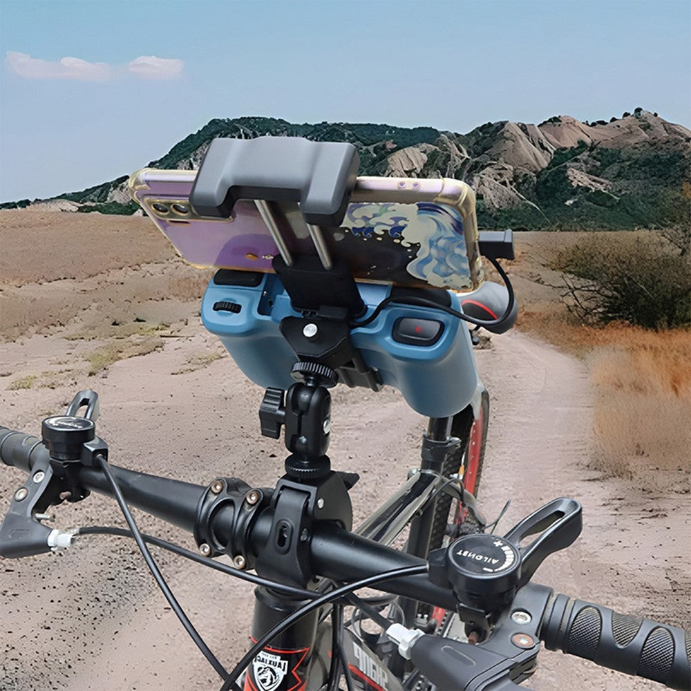 915774 Adjustable Bike Handlebar Mount for Lumen Fly Mini Remote Control Drone Action Camera Phone Remote Controller Mount Bracket with 1 / 4 Inch Screw