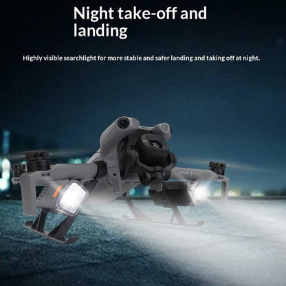 915358 For DJI Mini 5 Pro Landing Gear Height Extension Legs with LED Searchlight Lightweight Height-Increasing Protective Stand