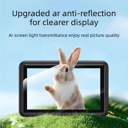 3 Sets For DJI Osmo Pocket 4 Tempered Glass Camera Screen Protector Anti-scratch Screen Lens Film Kit