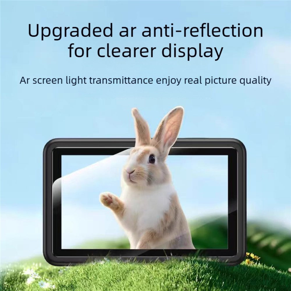3 Sets For DJI Osmo Pocket 4 AR Anti-reflection Tempered Glass Camera Screen Protector Screen + Lens Film