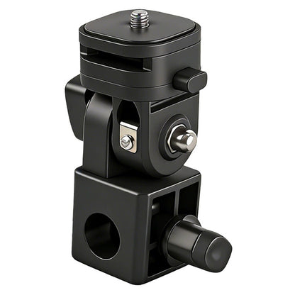 Y079 180 Degree Rotating Light Stand Adapter Bracket 1 / 4 Screw Cold Shoe Quick Release Mount for Camera Phone Fill Light
