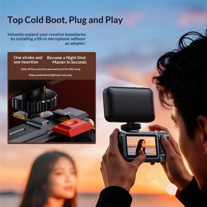 DJ-5 Aluminum Alloy Protective Case for DJI Osmo Action 3  /  4  /  5 Pro Cage Frame Action Camera Protective Cover
