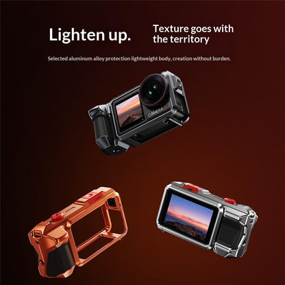 DJ-5 Aluminum Alloy Protective Case for DJI Osmo Action 3  /  4  /  5 Pro Cage Frame Action Camera Protective Cover