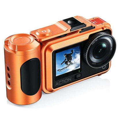 DJ-6 Detachable Magnetic Camera Cage Frame Case for DJI Osmo Action 6 Lightweight Aluminum Camera Protective Frame for Travel Outdoor Photography