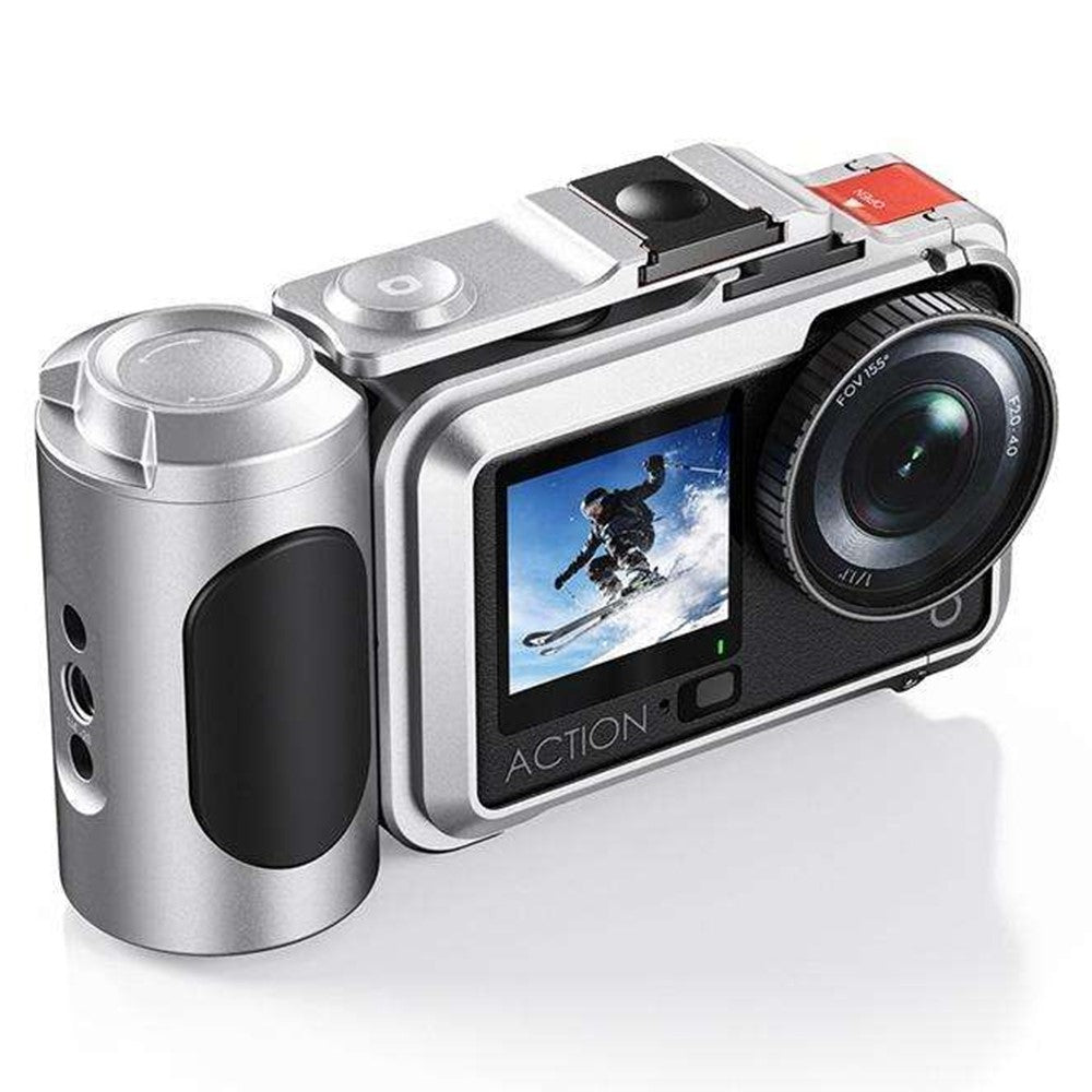 DJ-6 Detachable Magnetic Camera Cage Frame Case for DJI Osmo Action 6 Lightweight Aluminum Camera Protective Frame for Travel Outdoor Photography