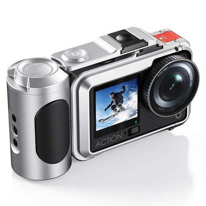 DJ-6 Detachable Magnetic Camera Cage Frame Case for DJI Osmo Action 6 Lightweight Aluminum Camera Protective Frame for Travel Outdoor Photography