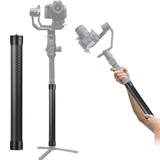 KE-36 35cm Carbon Fiber Extension Rod for DJI RS3  /  RS4 Gimbal Stabilizer 1 / 4 inch Screw Mount Compatible Accessory