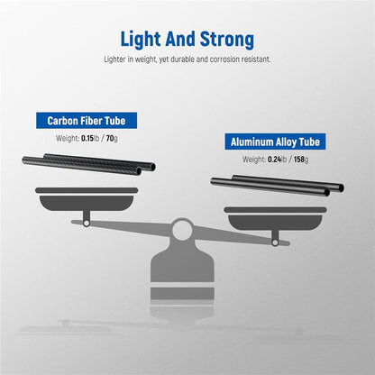 KE-36 35cm Carbon Fiber Extension Rod for DJI RS3  /  RS4 Gimbal Stabilizer 1 / 4 inch Screw Mount Compatible Accessory