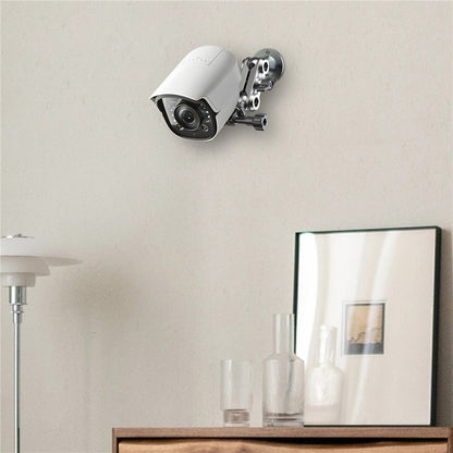 Camera Monitor Mount Wall Ceiling Bracket Double Ball Head 1 / 4 Interface Adjustable Swivel Stand