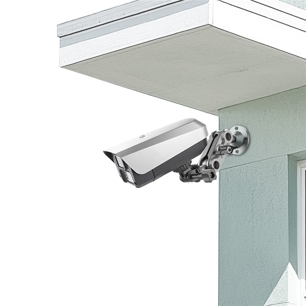 Camera Monitor Mount Wall Ceiling Bracket Double Ball Head 1 / 4 Interface Adjustable Swivel Stand