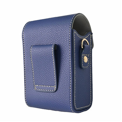 Universal Camera Bag PU Leather Lychee Texture Flip Lock Cover Protective Case with Adjustable Strap for Small Digital Cameras