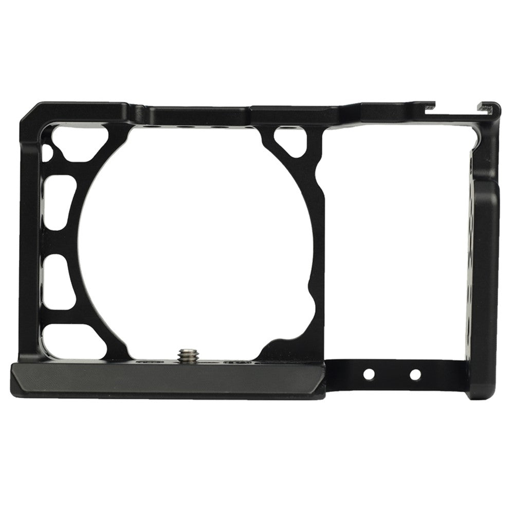 ADAI for Sony A6 SLR Camera Cage Aluminum Alloy Cold Shoe 1 / 4 Screw Hole Expansion Frame