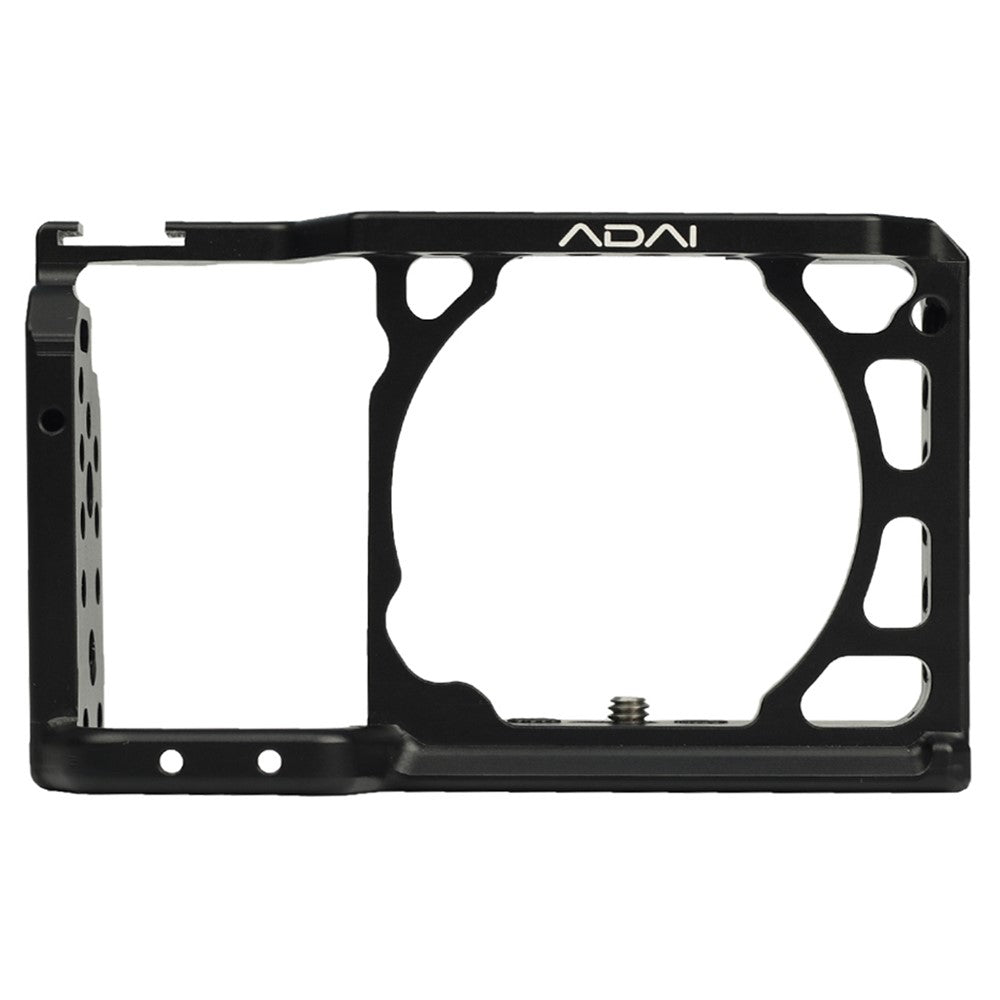ADAI for Sony A6 SLR Camera Cage Aluminum Alloy Cold Shoe 1 / 4 Screw Hole Expansion Frame