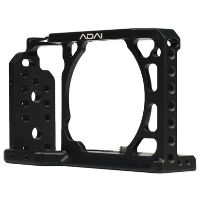 ADAI for Sony A6 SLR Camera Cage Aluminum Alloy Cold Shoe 1 / 4 Screw Hole Expansion Frame