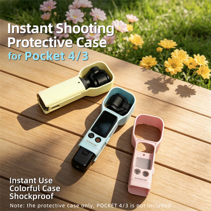 SUNNYLIFE OP4-K160 For DJI Osmo Pocket 4 / 3 Quick Snap Protective Case Light Shielding Shockproof Frame