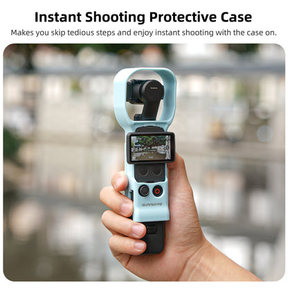 SUNNYLIFE OP4-K160 For DJI Osmo Pocket 4 / 3 Quick Snap Protective Case Light Shielding Shockproof Frame
