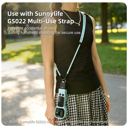 SUNNYLIFE OP4-K160 For DJI Osmo Pocket 4 / 3 Quick Snap Protective Case Light Shielding Shockproof Frame