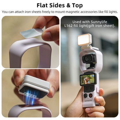 SUNNYLIFE OP4-K160 For DJI Osmo Pocket 4 / 3 Quick Snap Protective Case Light Shielding Shockproof Frame