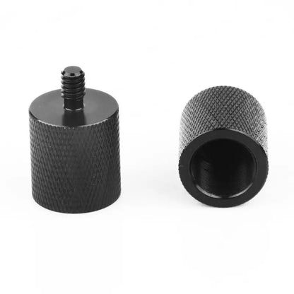 Aluminum Alloy Mic Stand Adapter 5 / 8" Female to 1 / 4" Male Screw Adapter Tripod Screw Converter Compatible with Other 1 / 4"-20 Accessories
