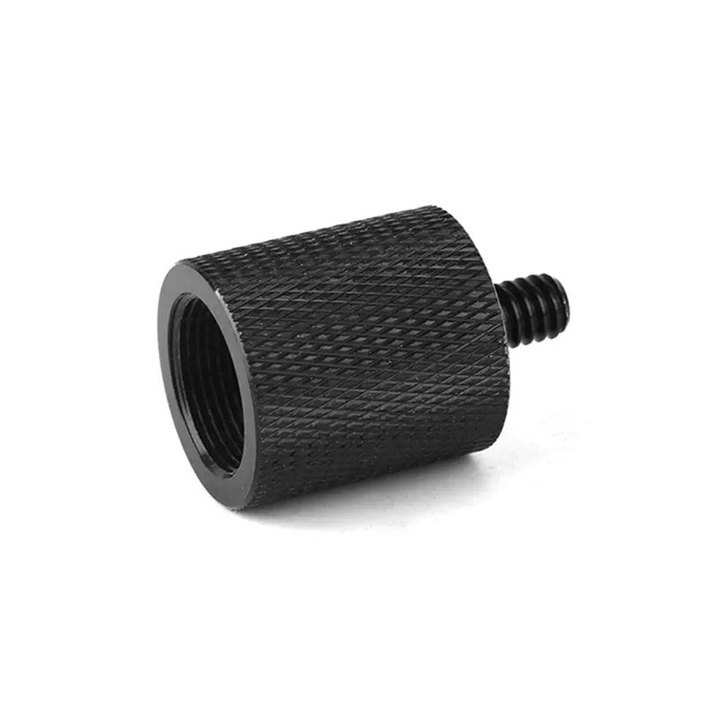 Aluminum Alloy Mic Stand Adapter 5 / 8" Female to 1 / 4" Male Screw Adapter Tripod Screw Converter Compatible with Other 1 / 4"-20 Accessories