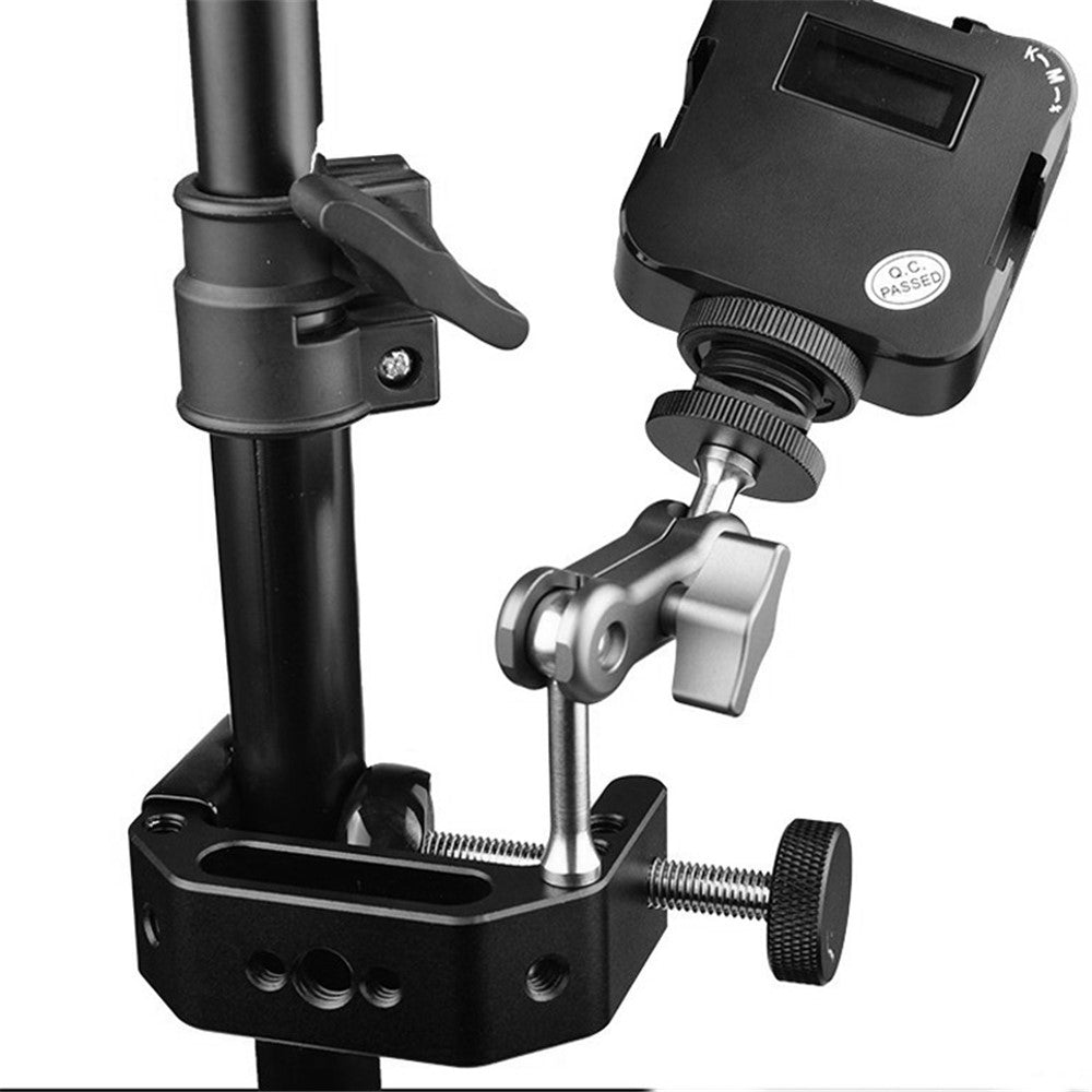 G-25 Universal G-Clamp 1 / 4'' and 3 / 8'' Thread Hole Quick Release Desktop Mount Holder Clip for Photo Photography