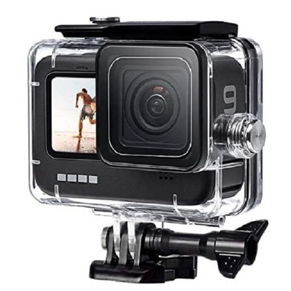 For GoPro Hero 9 / 10 / 11 / 12 / 13 Clear Design Waterproof Acrylic+Tempered glass Housing Case Camera Underwater Diving Cover
