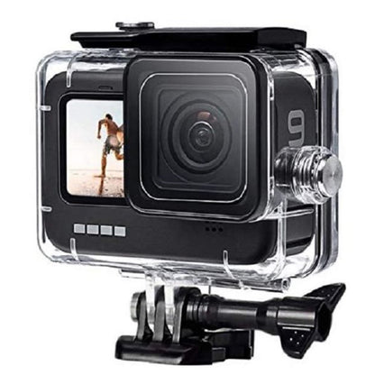 For GoPro Hero 9 / 10 / 11 / 12 / 13 Clear Design Waterproof Acrylic+Tempered glass Housing Case Camera Underwater Diving Cover