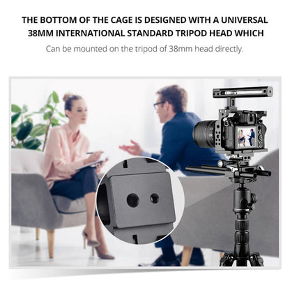 YELANGU C15 Aluminum Alloy Frame Cage Set for Nikon Z6 / Z7 / Z6II / Z7II Protective Case Camera Accessories
