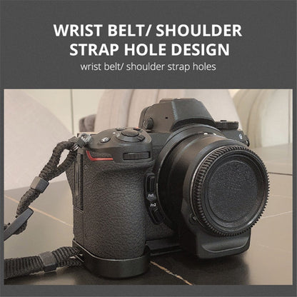 YELANGU CL7 For Nikon Z6 / Z7 Aluminum Baseplate with Cold Shoe Interface Camera Accessory