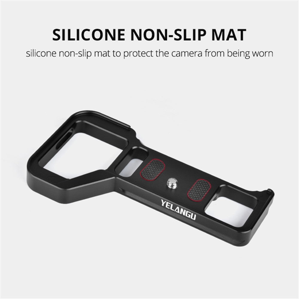 YELANGU CL8 Aluminum Baseplate for Sony A9II / A7R4 with Cold Shoe Interface Camera Accessory