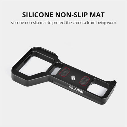 YELANGU CL8 Aluminum Baseplate for Sony A9II / A7R4 with Cold Shoe Interface Camera Accessory