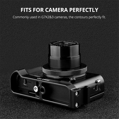 YELANGU CL9 For Canon G7X2 / G7X3 Lightweight Aluminum Alloy Expansion L Plate with Wrench