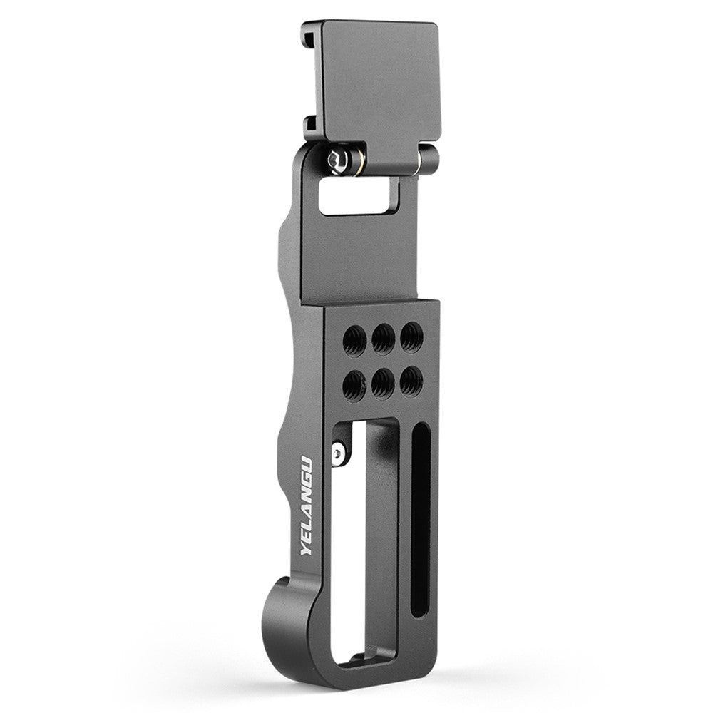 YELANGU CL12 For Sony ZV-1 Aluminum Alloy Camera Base Plate with Anti-slip Rubber Pad