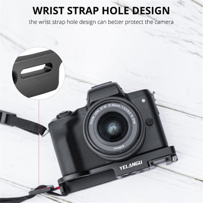 YELANGU CL13 For Canon M50 CNC Aluminum Alloy Camera Base Plate with Battery Opening