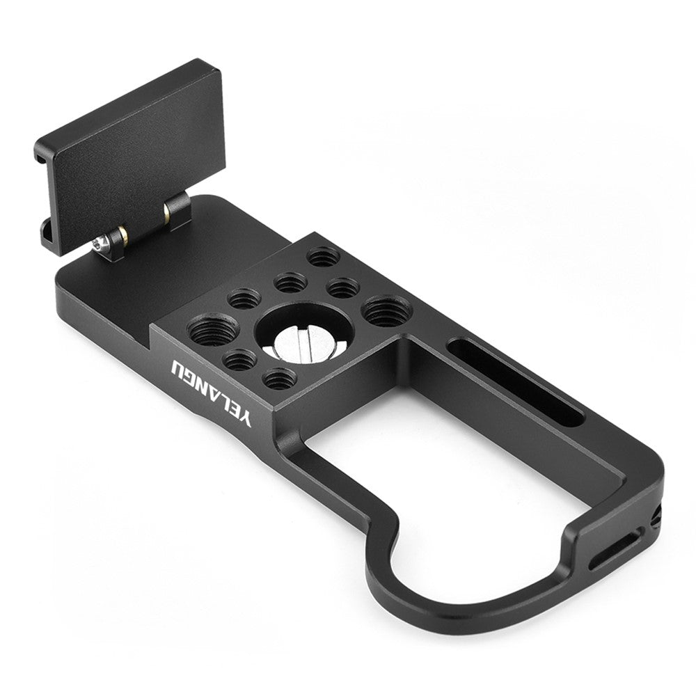 YELANGU CL13 For Canon M50 CNC Aluminum Alloy Camera Base Plate with Battery Opening